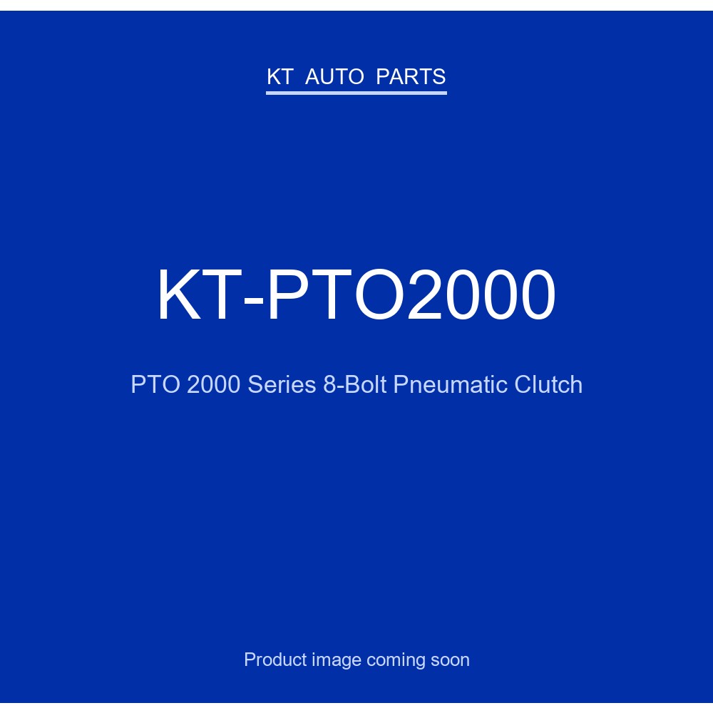 KT PTO 2000 Series 8-Bolt Pneumatic Clutch - Replacement for Chelsea 489
