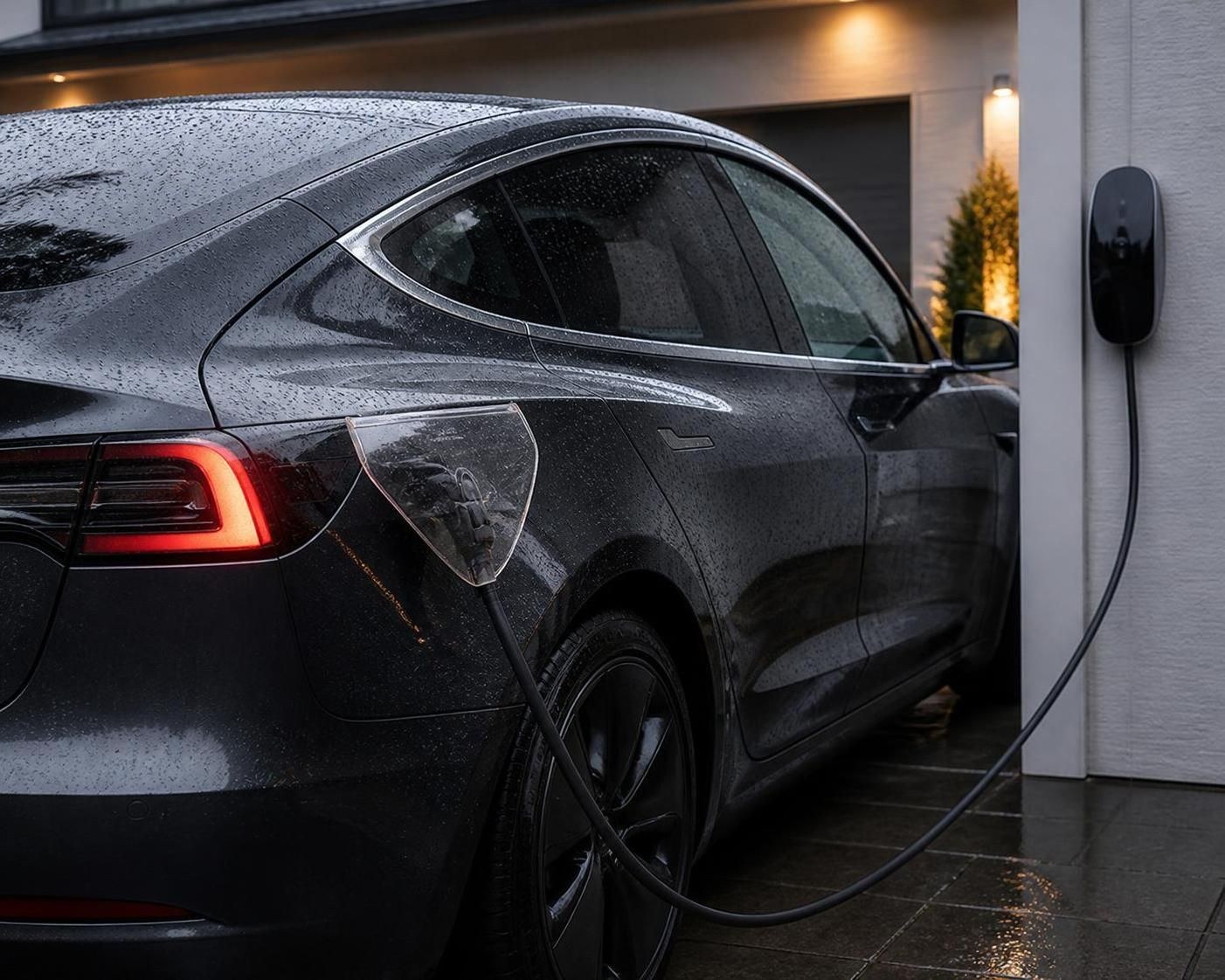 Magnetic Charge Port Rain Cover for Tesla Model 3 & Model Y - Waterproof Charging Cover, NACS - 图片 4