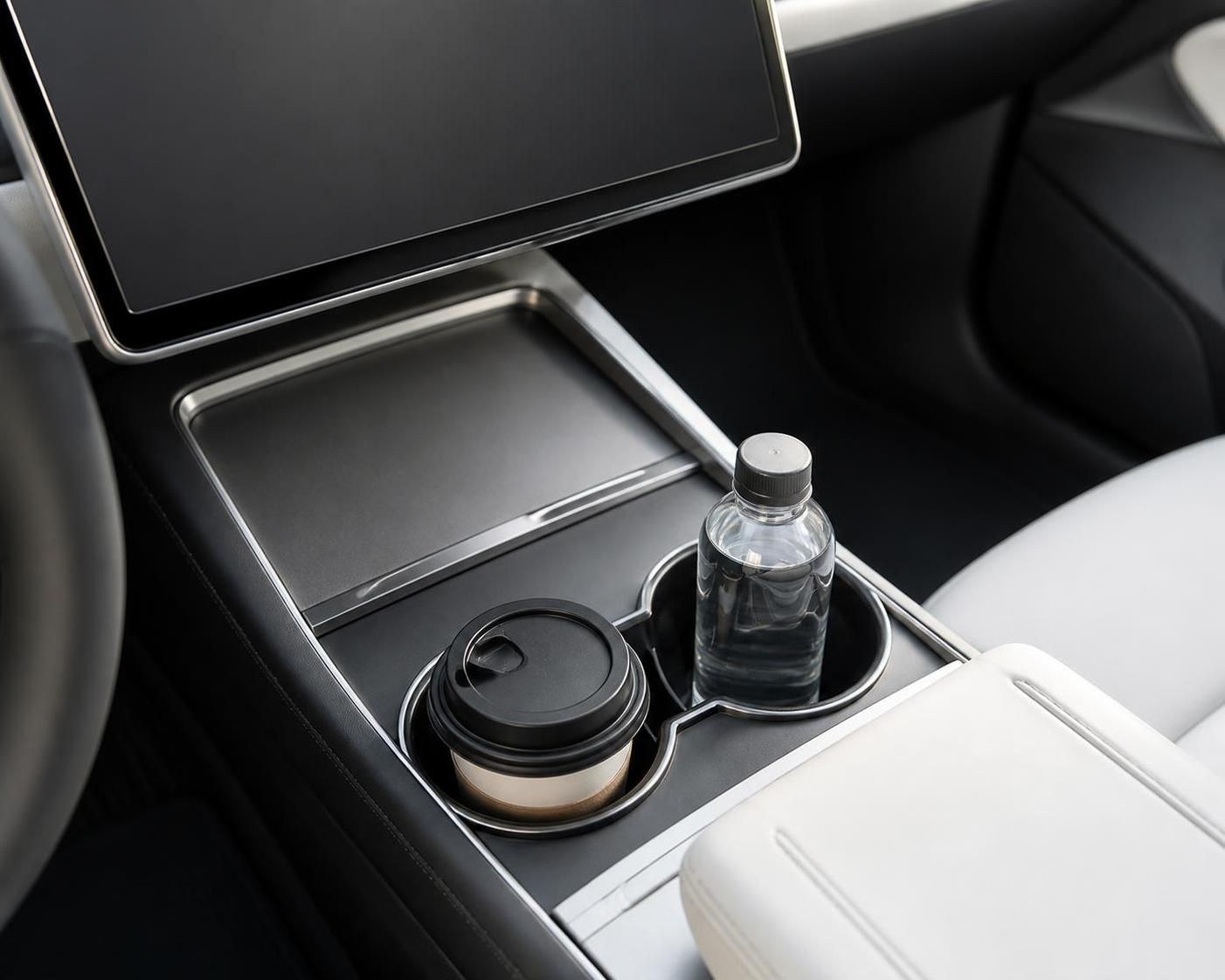 Cup Holder Insert for Tesla Model 3 Highland & Model Y Juniper - Center Console Cup Stabilizer - 图片 2