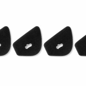 Door Button Decals for Tesla Model 3 Highland & Model Y Juniper - Suede Door Release Covers, 4-Pack
