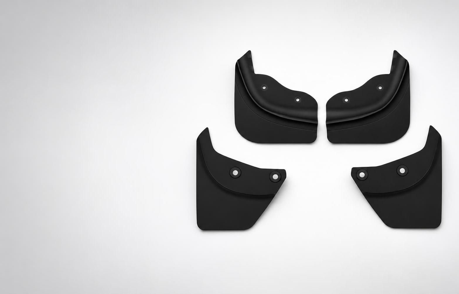 Mud Flaps for Tesla Model Y - TPE Splash Guards, No-Drill Clip-On, Set of 4 - 图片 5