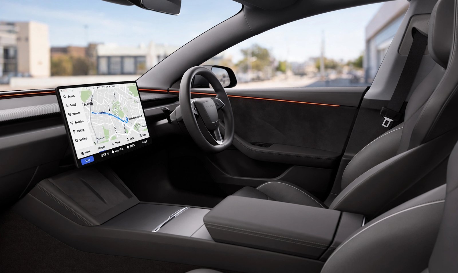 Tempered Glass Screen Protector for Tesla Model 3 Highland & Model Y Juniper - 15.4 inch - 图片 2
