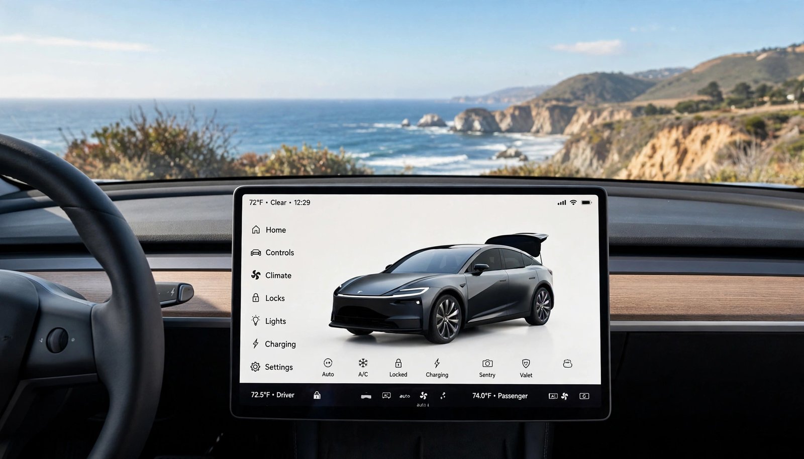 Tempered Glass Screen Protector for Tesla Model 3 Highland & Model Y Juniper - 15.4 inch - 图片 4