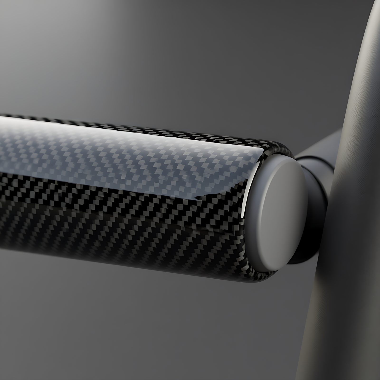 Gear Stalk Cover for Tesla Model 3 & Model Y - Carbon Fiber Texture Full-Wrap Trim, Clip-On - 图片 3