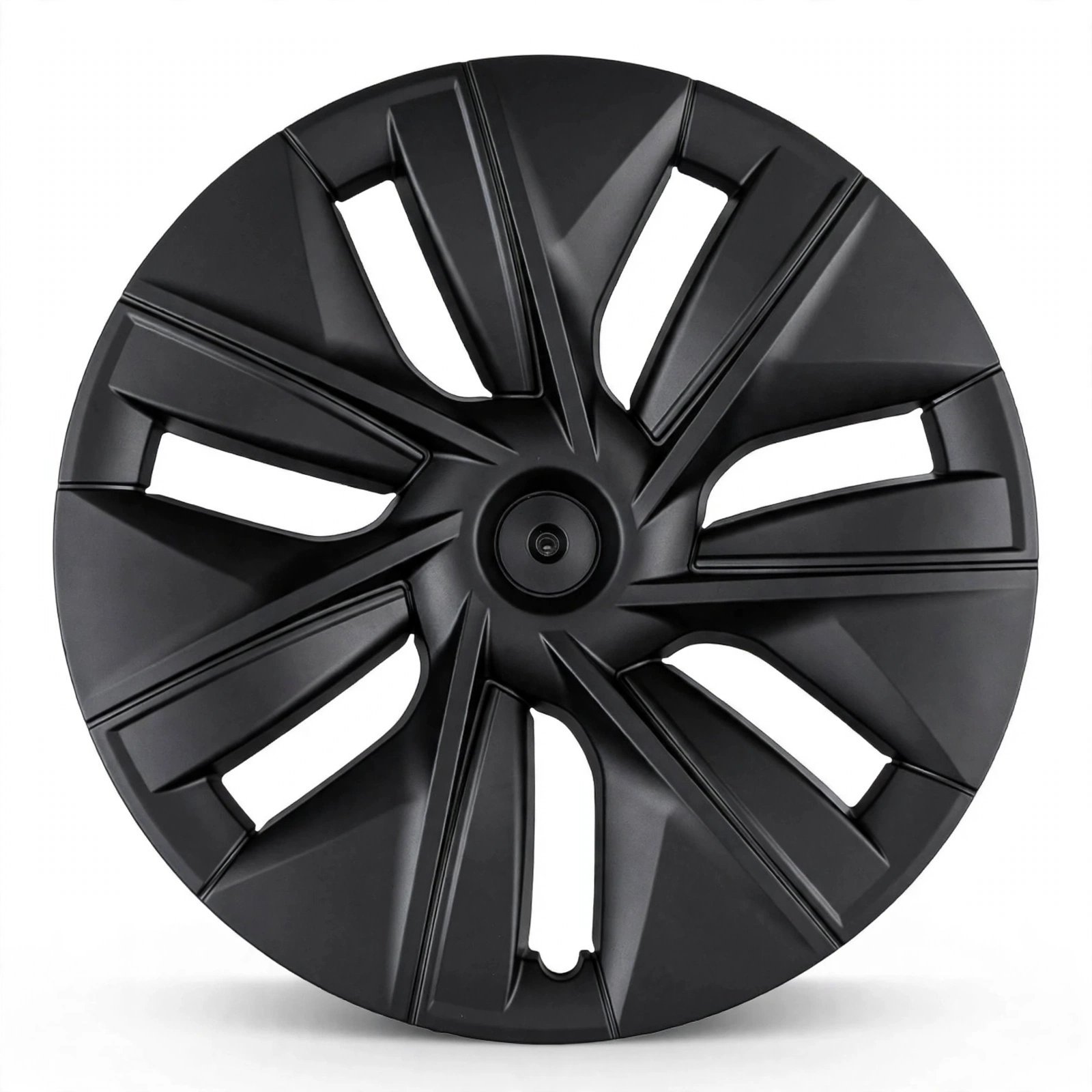 Aero Wheel Covers for Tesla Model Y 19/20 inch & Model 3 18 inch - Set of 4, Matte Black